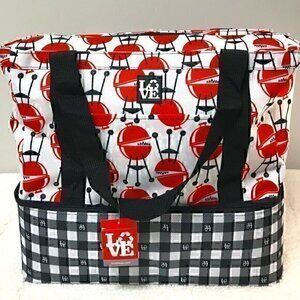 LOVE Bags "Beach Time" Grill & Chill Cooler Tote Bag